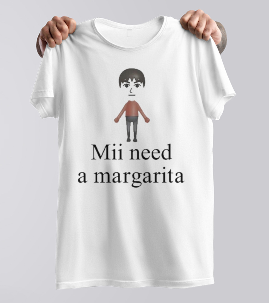 Unethical Threads Mii Character Craves A Margarita T-Shirt