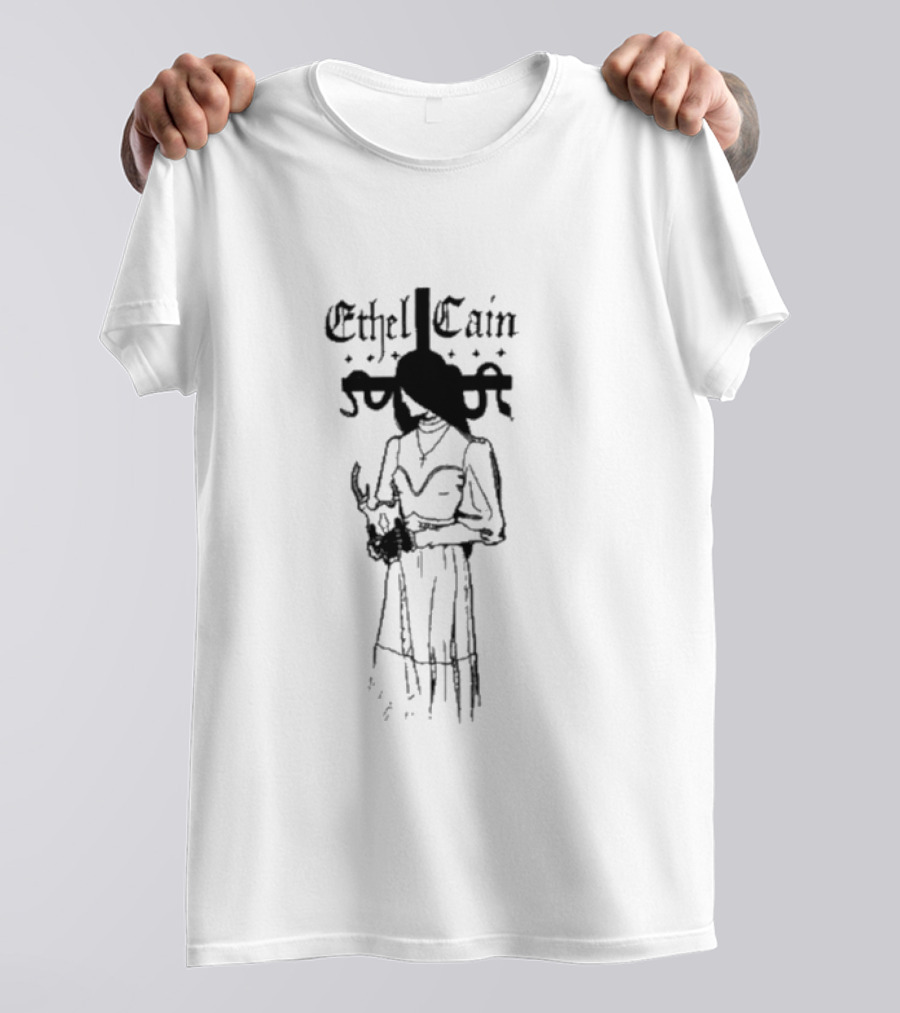Ethel Cain Golden Age Reissue Gothic Cross T-Shirt
