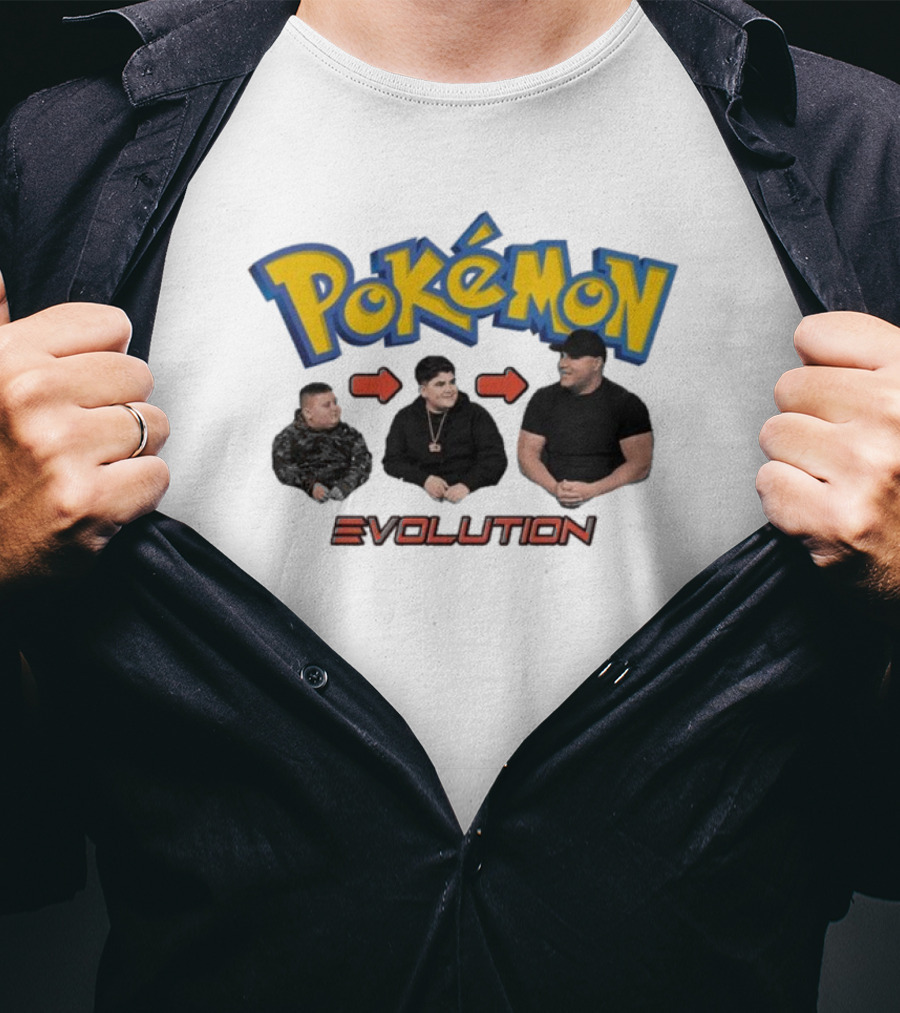 Pokémon Evolution Transformation Journey T-Shirt