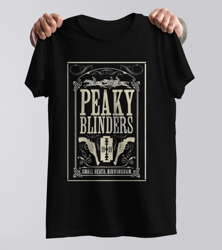 Peaky Blinders 1919 Small Heath Birmingham T-Shirt