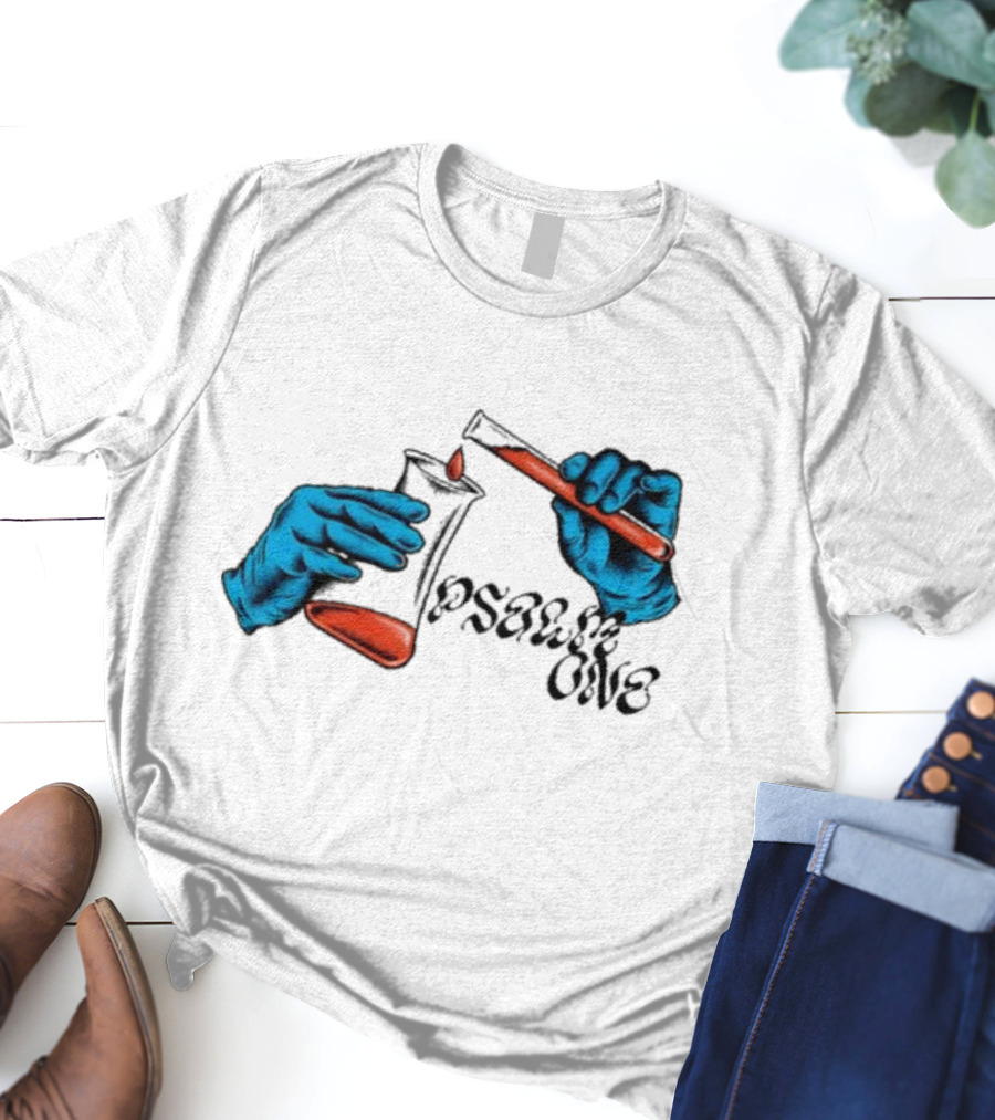Psalm One Science Of Psalm Beaker And Test Tube T-Shirt