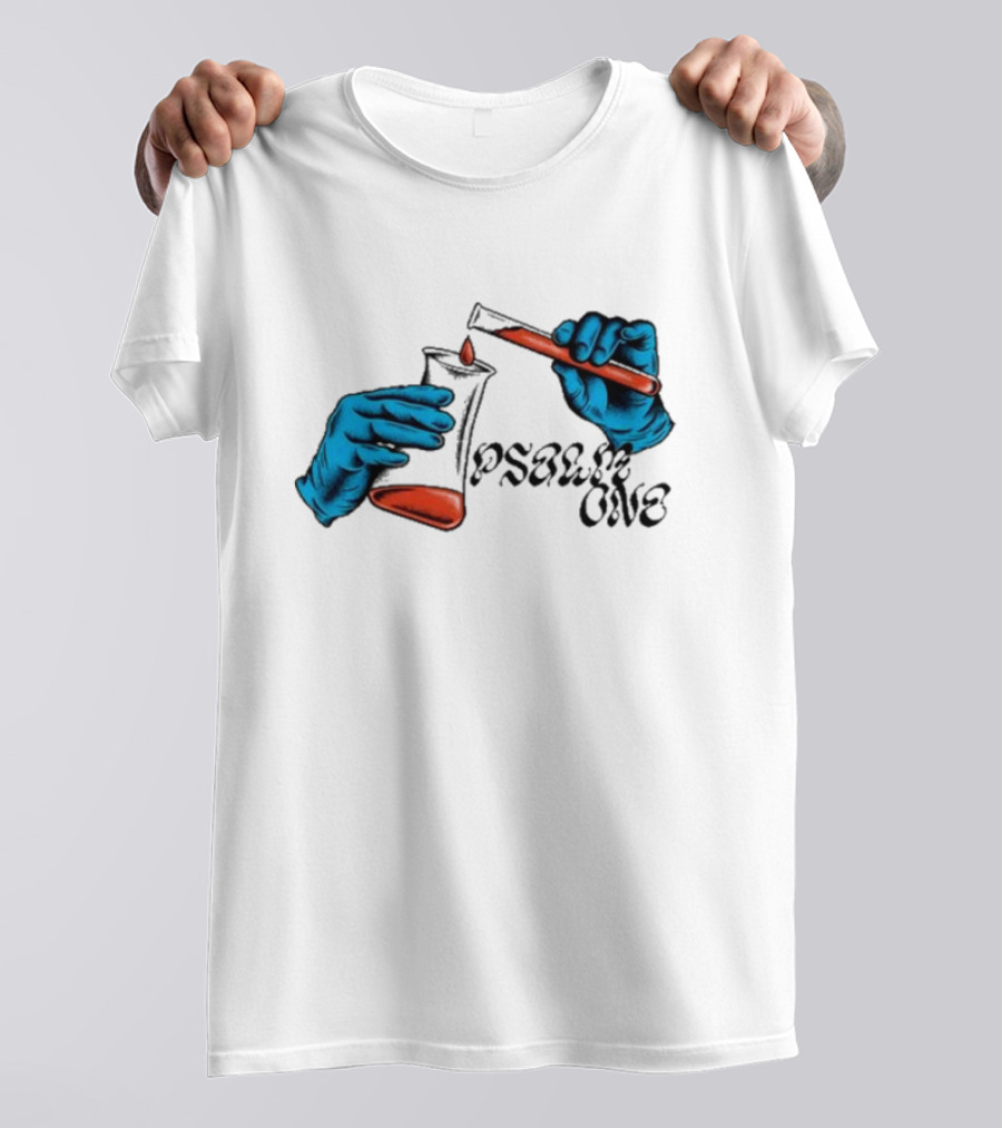 Psalm One Science Of Psalm Beaker And Test Tube T-Shirt