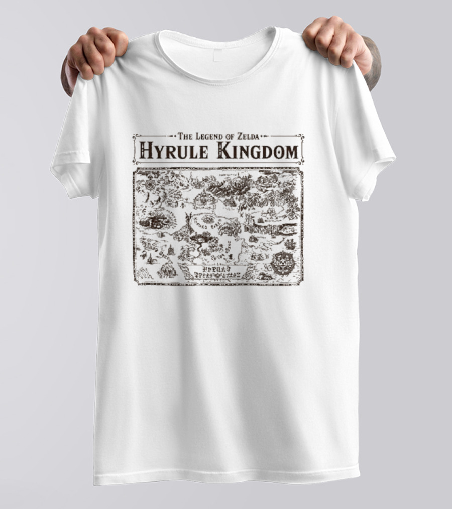 The Legend Of Zelda Hyrule Kingdom Map T-Shirt