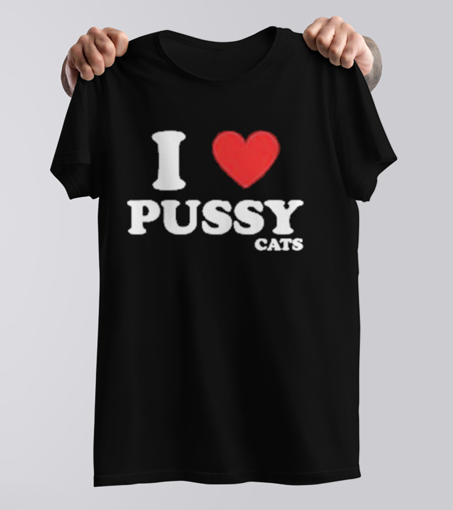 I Heart Pussy Cats T-Shirt