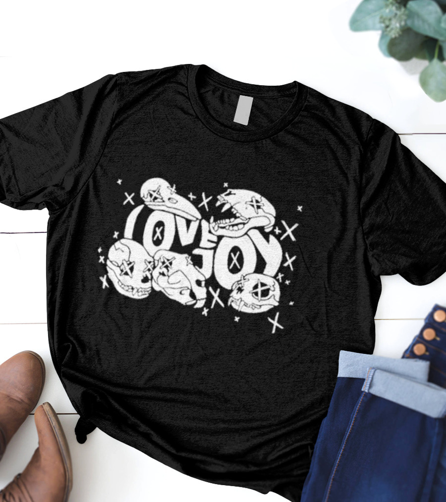 Lovejoy X X Skull Art With Crossed Out Eyes T-Shirt