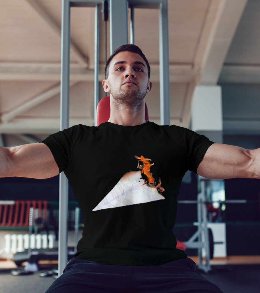 Lovejoyonline Lovejoy Nuisance Burning Paper Plane T-Shirt