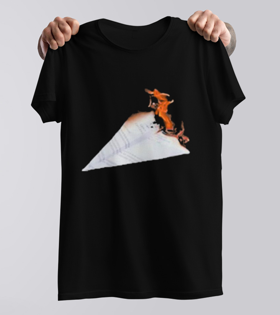 Lovejoyonline Lovejoy Nuisance Burning Paper Plane T-Shirt