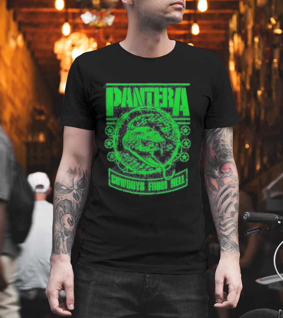 Pantera Snake Cowboys From Hell T-Shirt