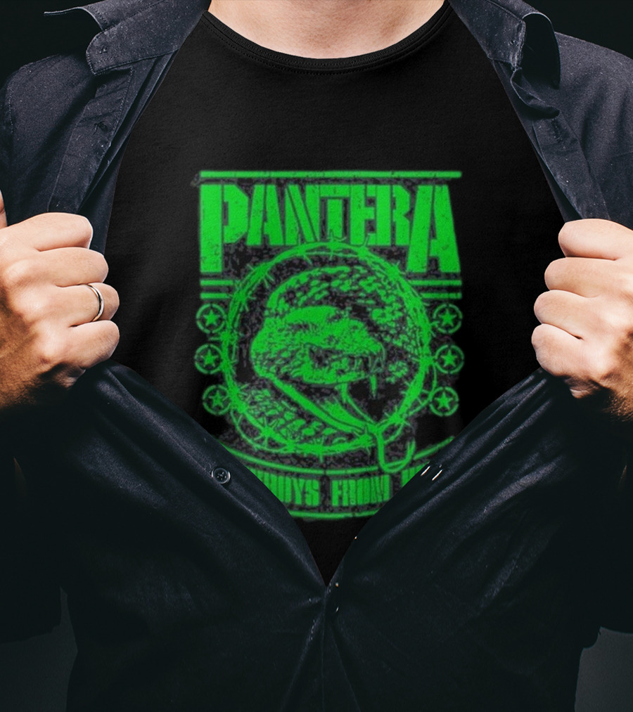 Pantera Snake Cowboys From Hell T-Shirt