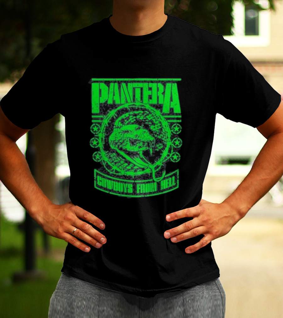 Pantera Snake Cowboys From Hell T-Shirt