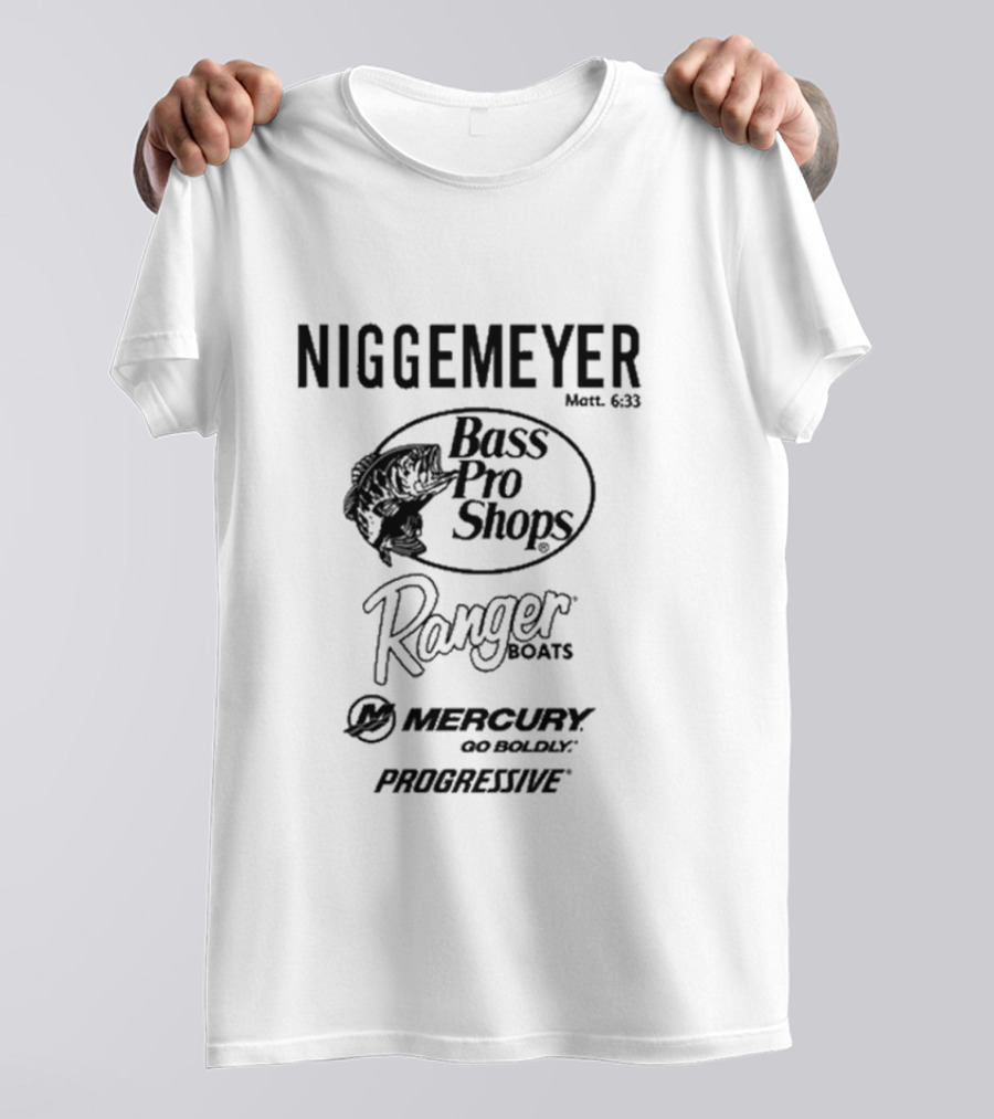 James Niggemeyer Bass Pro Shops Ranger Boats Mercury Progressive Matt 6:33 T-Shirt
