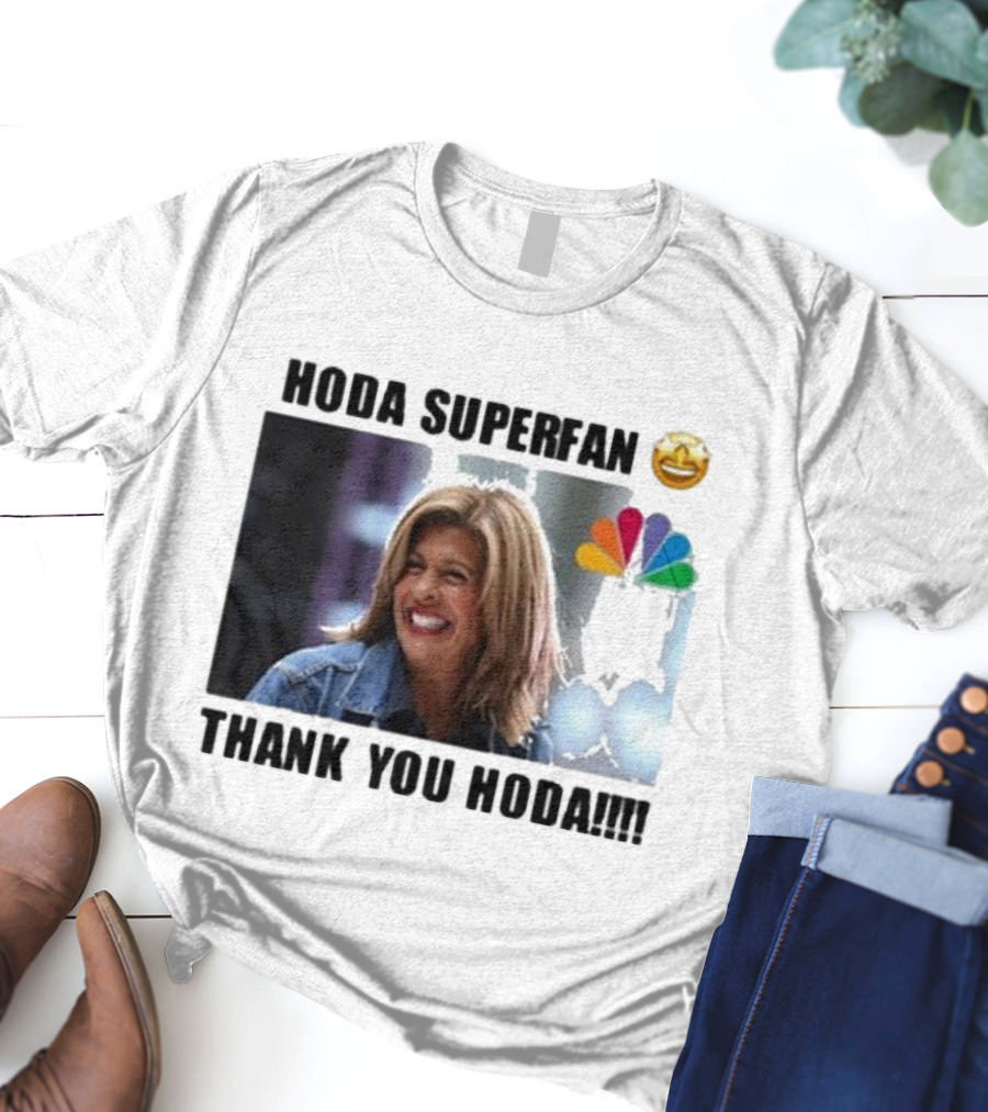 Hoda Superfan Thank You Hoda NBC Smiley Face T-Shirt
