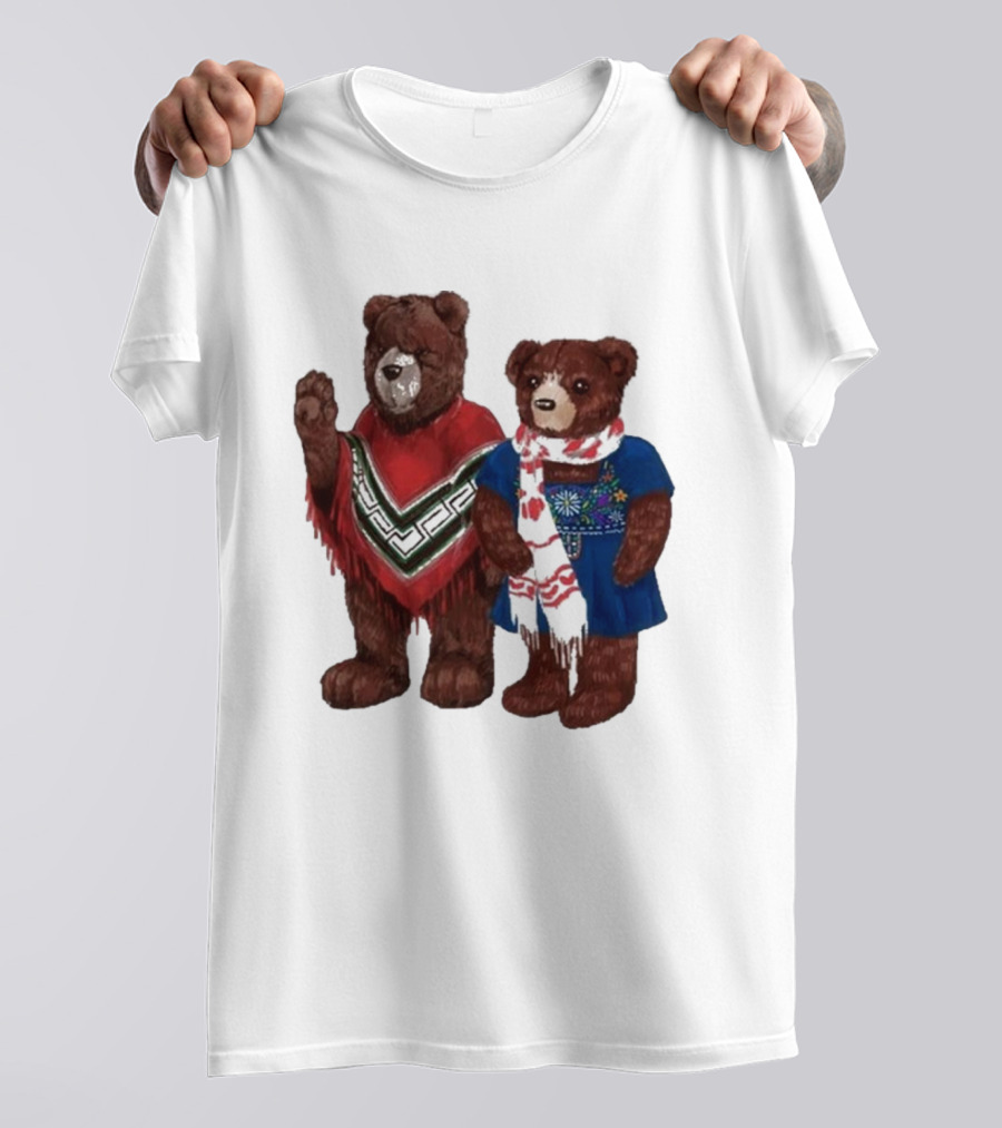 My Morning Jacket Pooch And Denise Bears Winter Poncho And Scarf T-Shirt