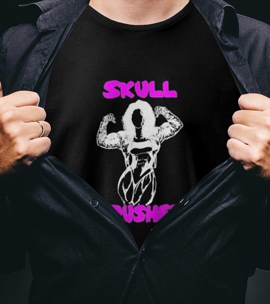 Skull Crusher Bodybuilder Flexing T-Shirt