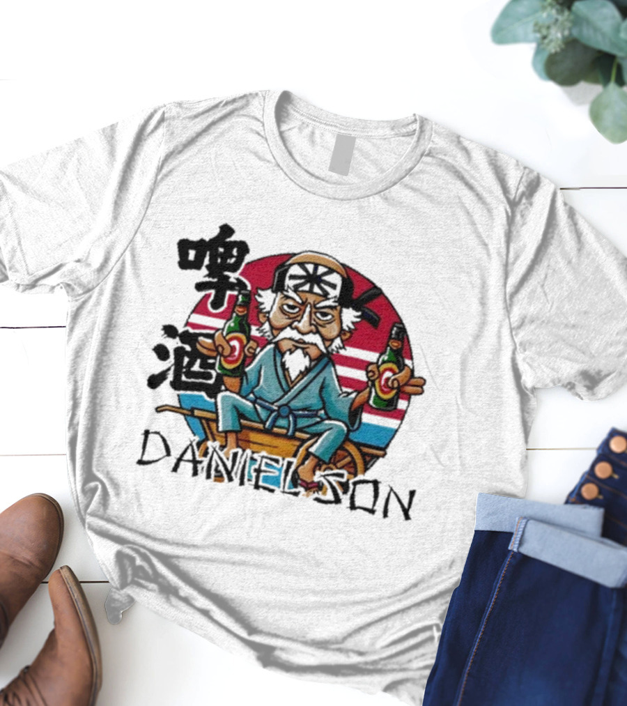 Mashtag Brady Daniel Son Parody Character Martial Arts Elder With Bottles T-Shirt