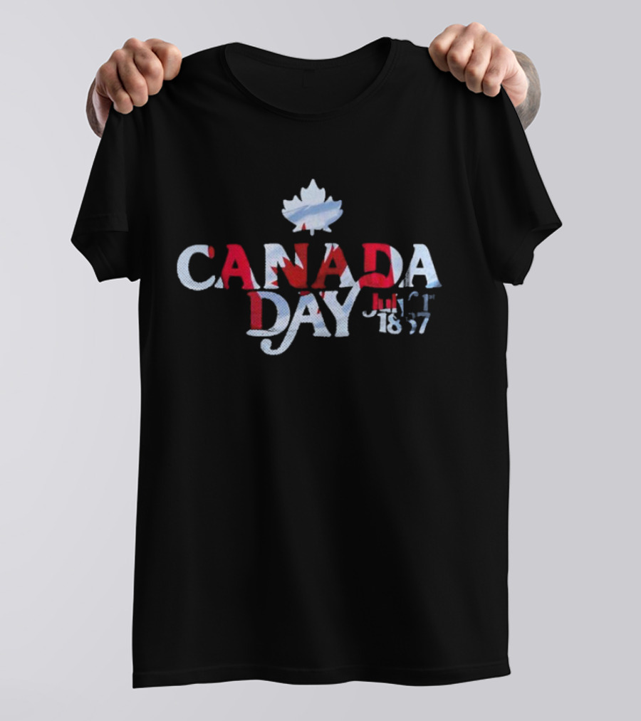 Canada Day July 1 Sauced Since 1867 Maple Leaf T-Shirt