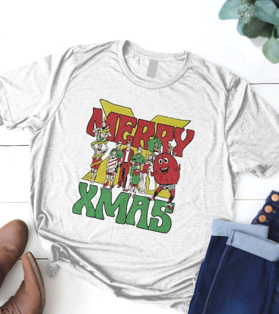 Merry Xmas X-Footy Christmas T-Shirt