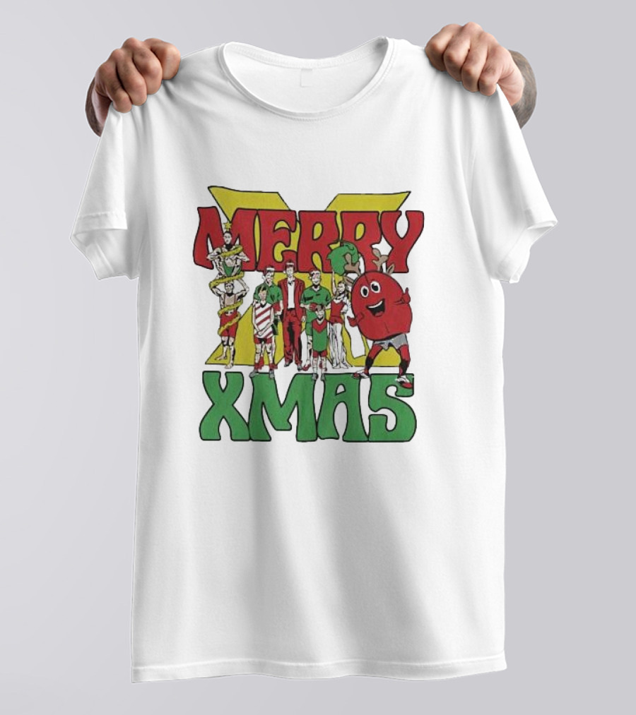 Merry Xmas X-Footy Christmas T-Shirt