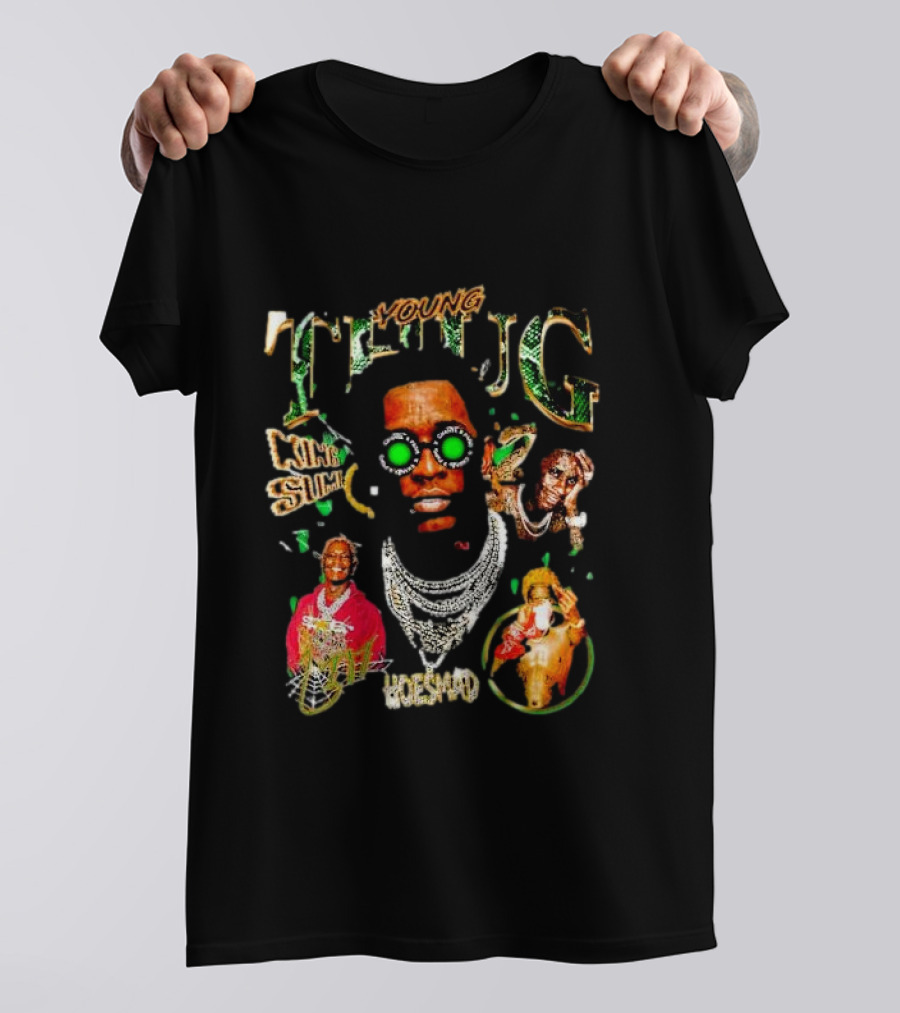 Hoesmad Young Thug King Slime Green Luxe T-Shirt