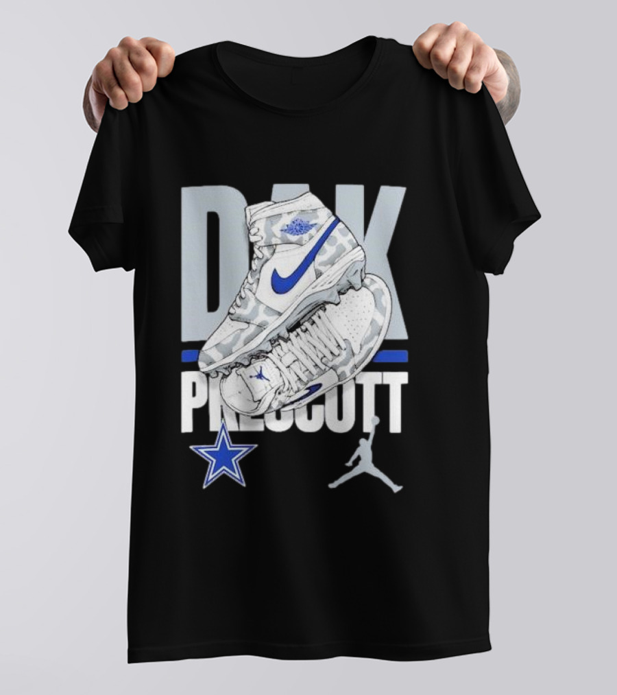 Dak Prescott Dallas Cowboys Jordan Brand Kicks Player Youth T-Shirt