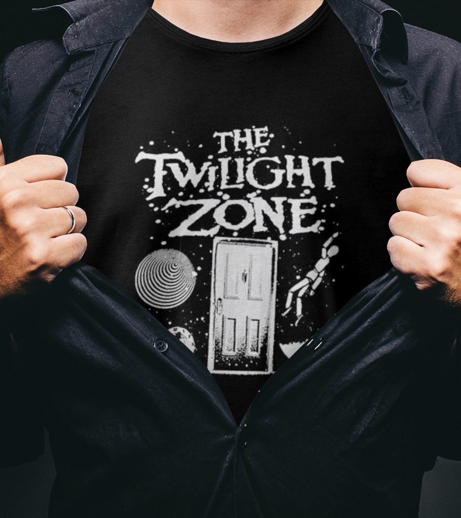 The Twilight Zone Doorway And Cosmic Elements T-Shirt