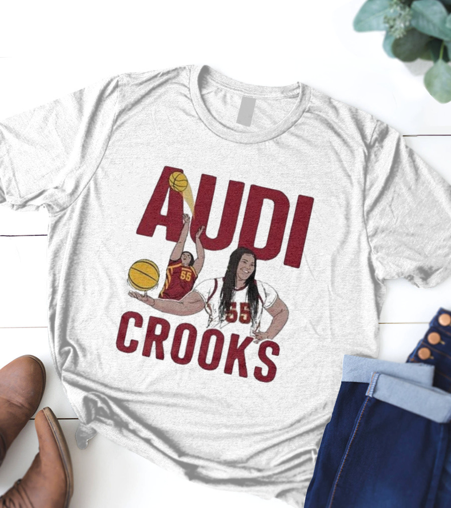 Audi Crooks Iowa State Cyclones Women’s Basketball Number 55 T-Shirt