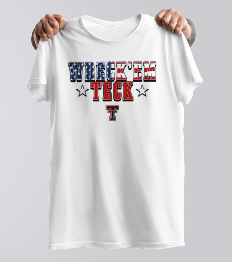 Wreck’em Tech Texas Stars TTU Sports T-Shirt
