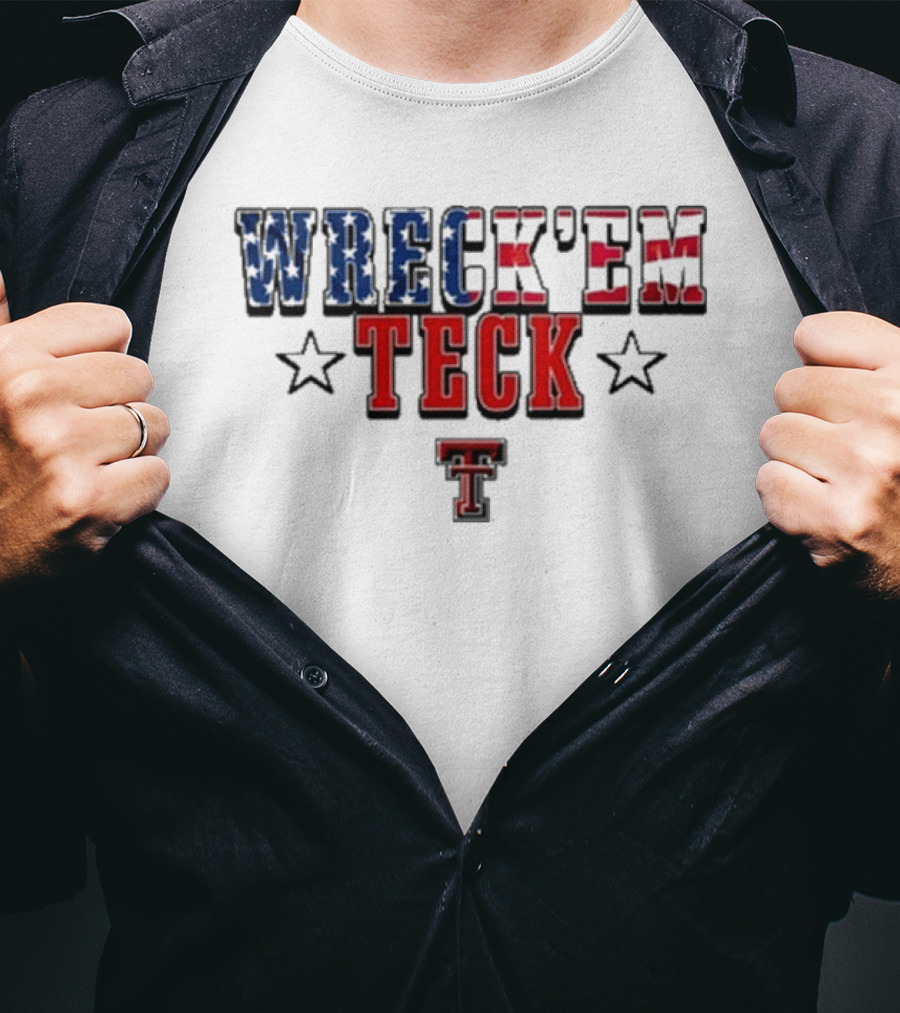 Wreck’em Tech Texas Stars TTU Sports T-Shirt
