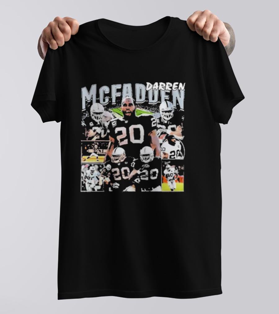 Darren McFadden Raider McFadden 20 Football Highlights T-Shirt