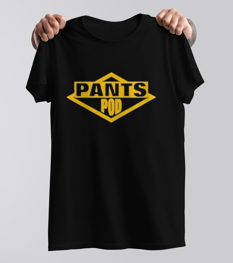 Pants Pod Construction Style Playful Twist On Industrial T-Shirt