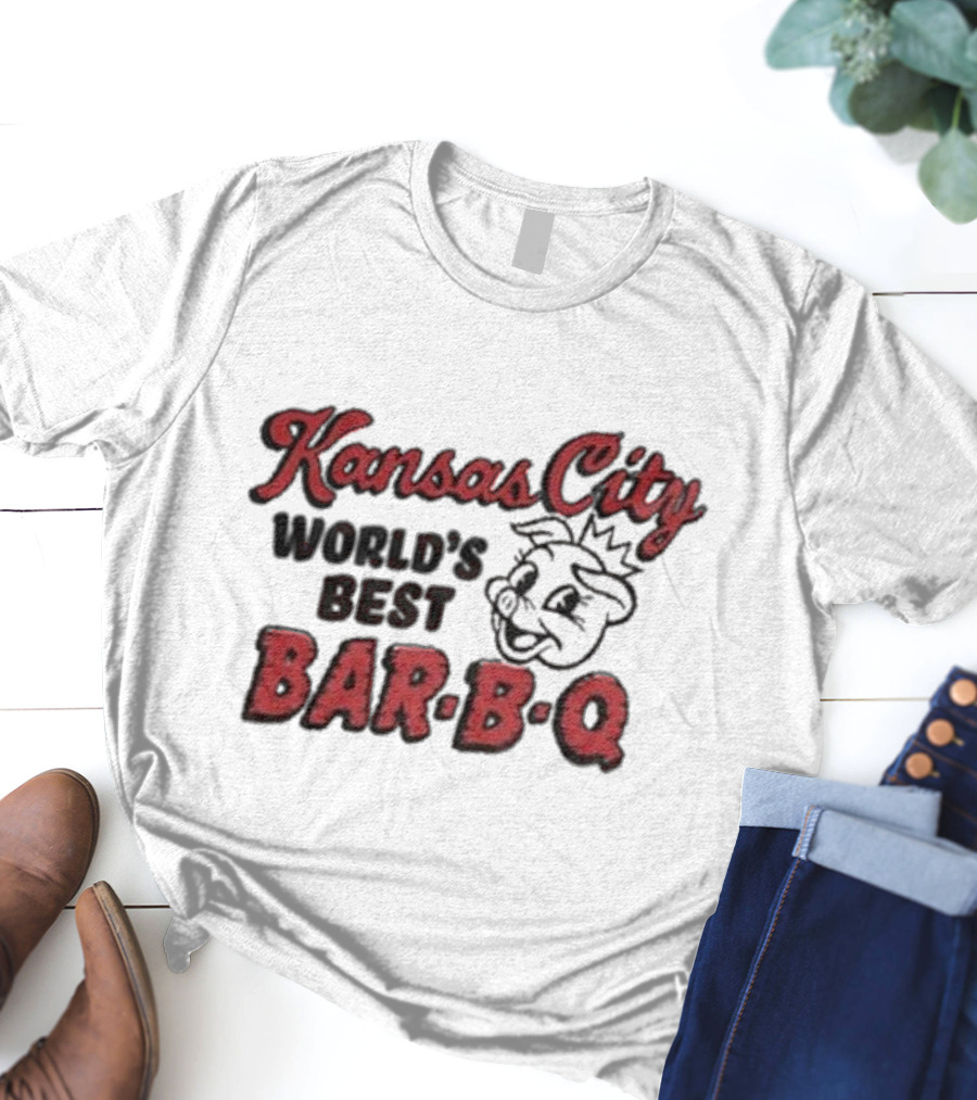 Kansas City World's Best Bar-B-Q Pig T-Shirt