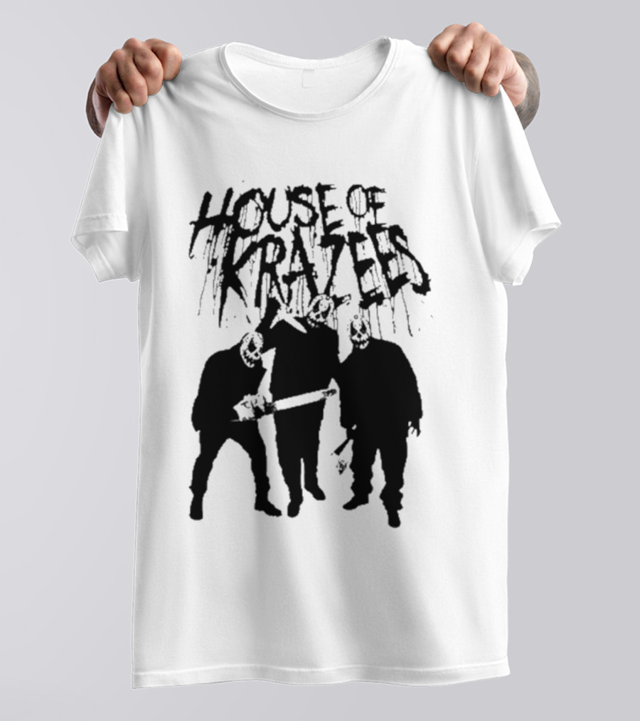 House Of Krazees MNE Stare Horror Mask Trio T-Shirt