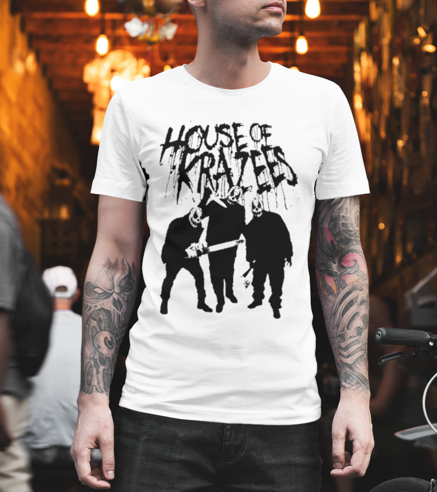 House Of Krazees MNE Stare Horror Mask Trio T-Shirt