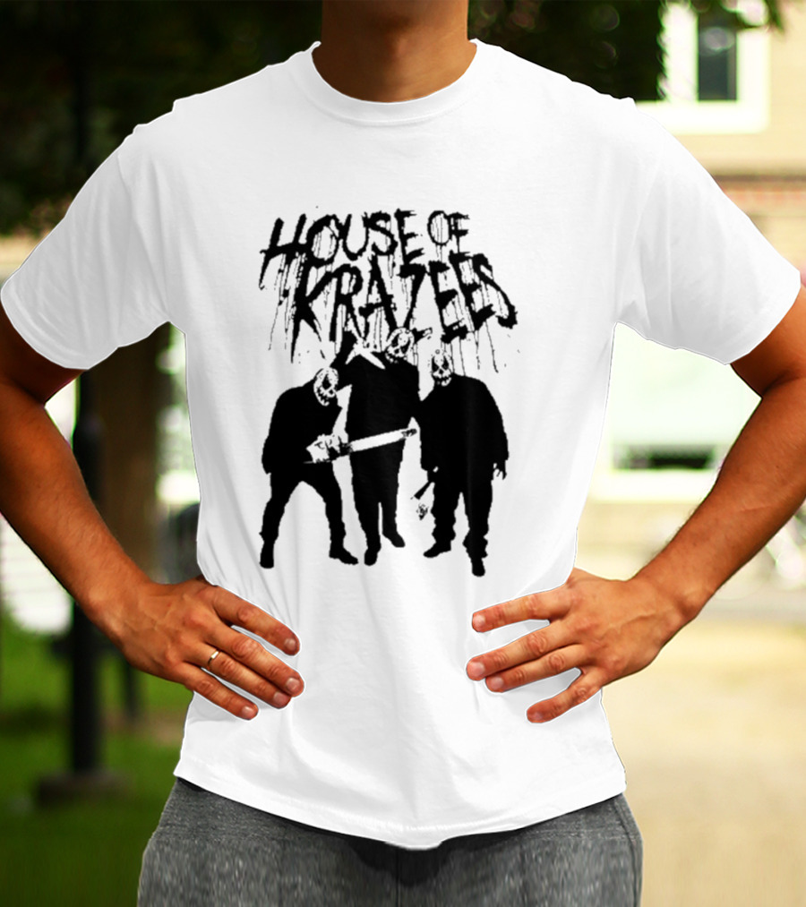 House Of Krazees MNE Stare Horror Mask Trio T-Shirt