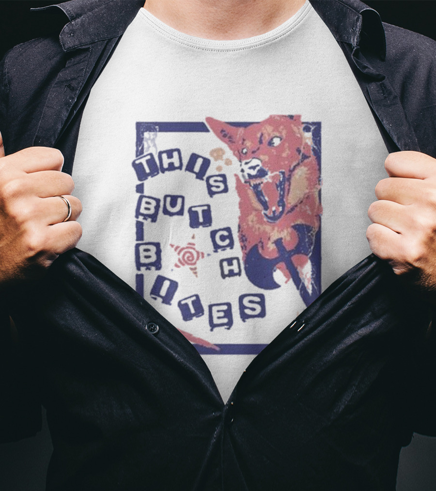 This Butch Bites Wolf Scissors T-Shirt
