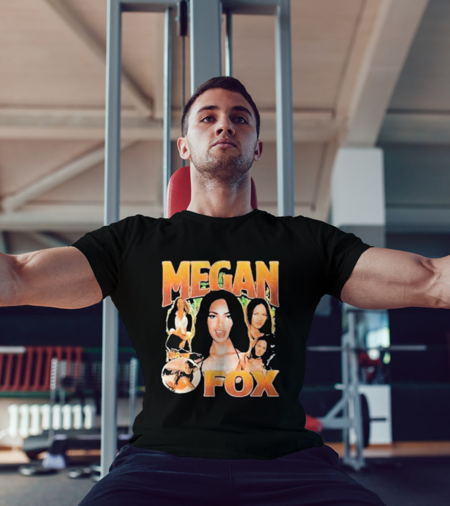 Megan Fox 90s Retro Collage T-Shirt