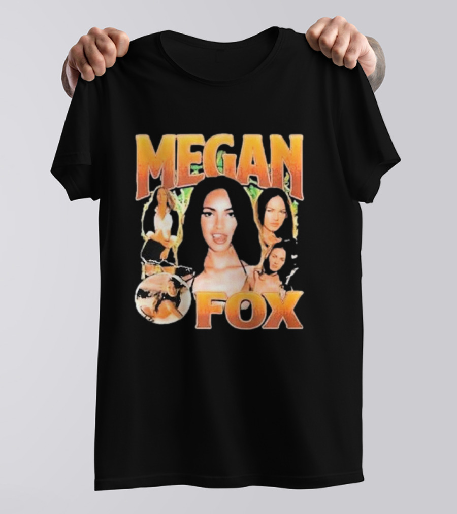 Megan Fox 90s Retro Collage T-Shirt