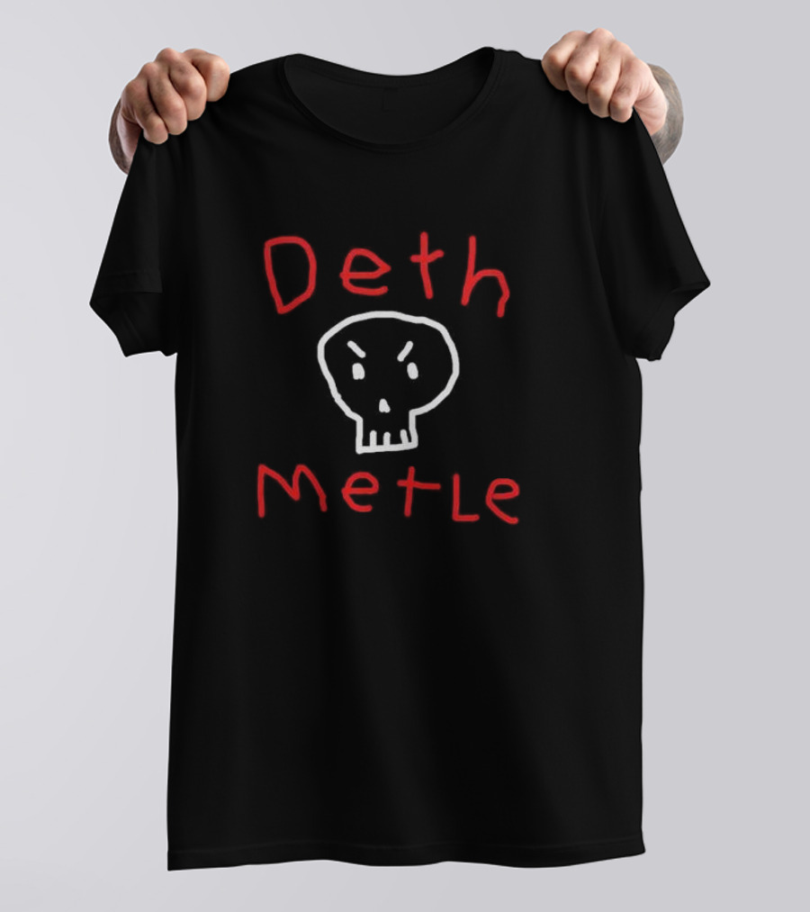 Deluxe Deth Metle Skull T-Shirt