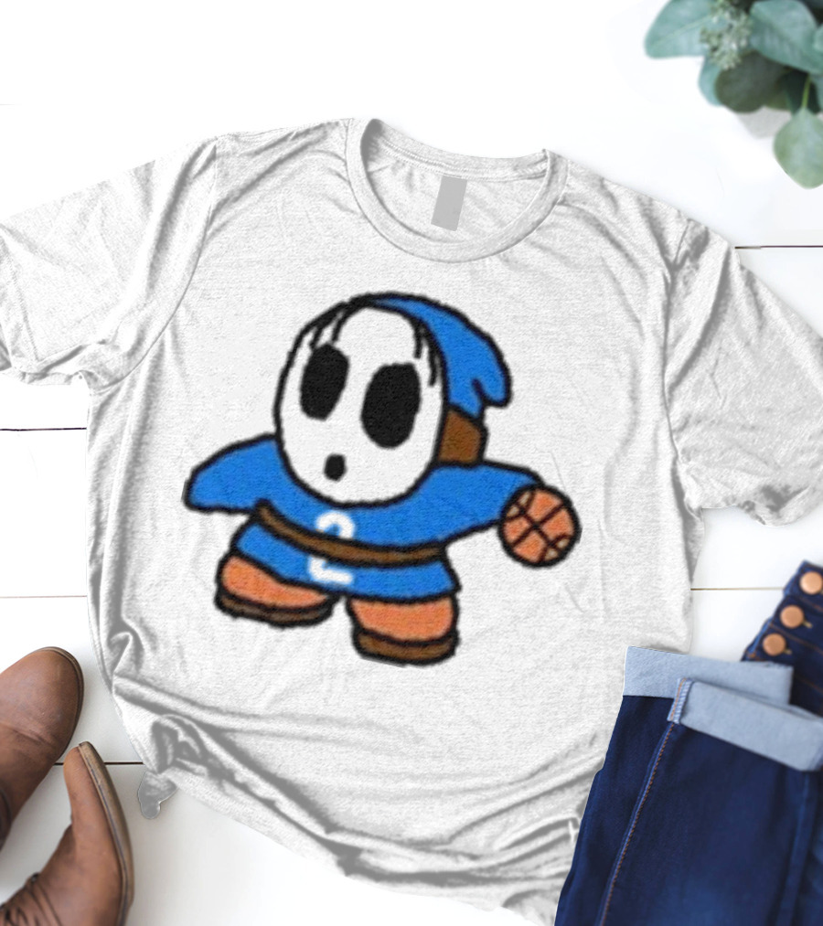 Shy Gilgeous Alexander Basketball Shy Guy Blue 2 T-Shirt