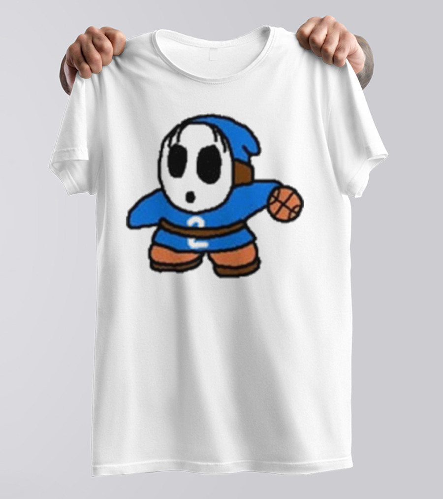 Shy Gilgeous Alexander Basketball Shy Guy Blue 2 T-Shirt