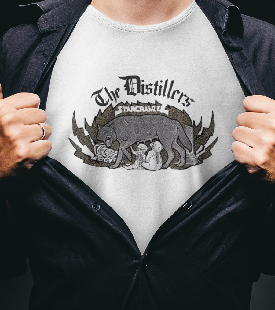 The Distillers Starcrawler Wolf And Child T-Shirt