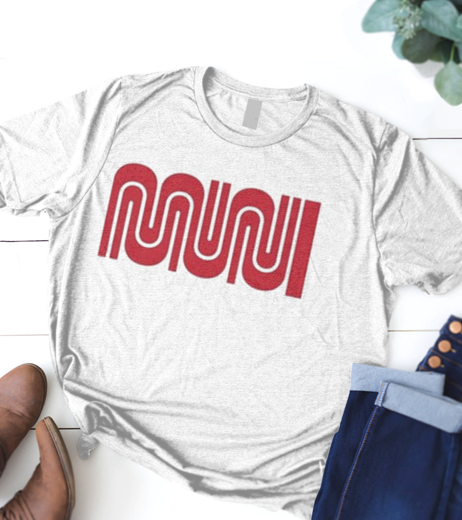 Muni Red Logo Ringer T-Shirt