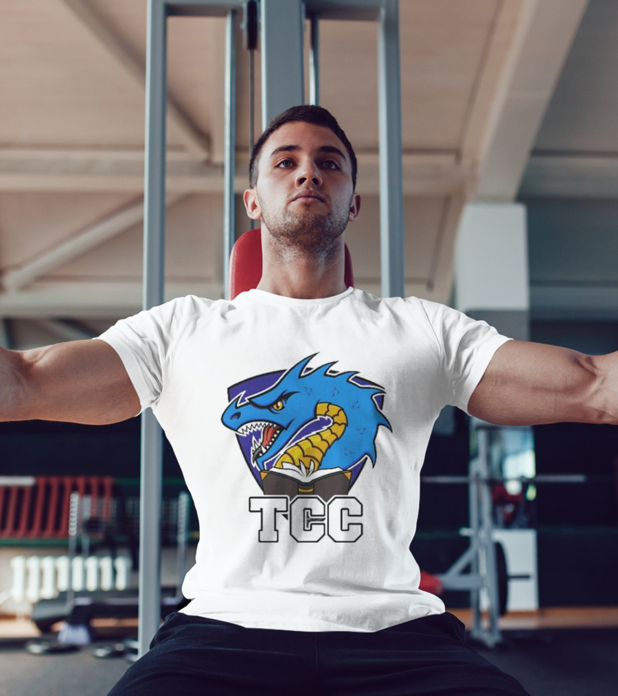 Tolarian Community College Sportsball Dragon Emblem TCC T-Shirt