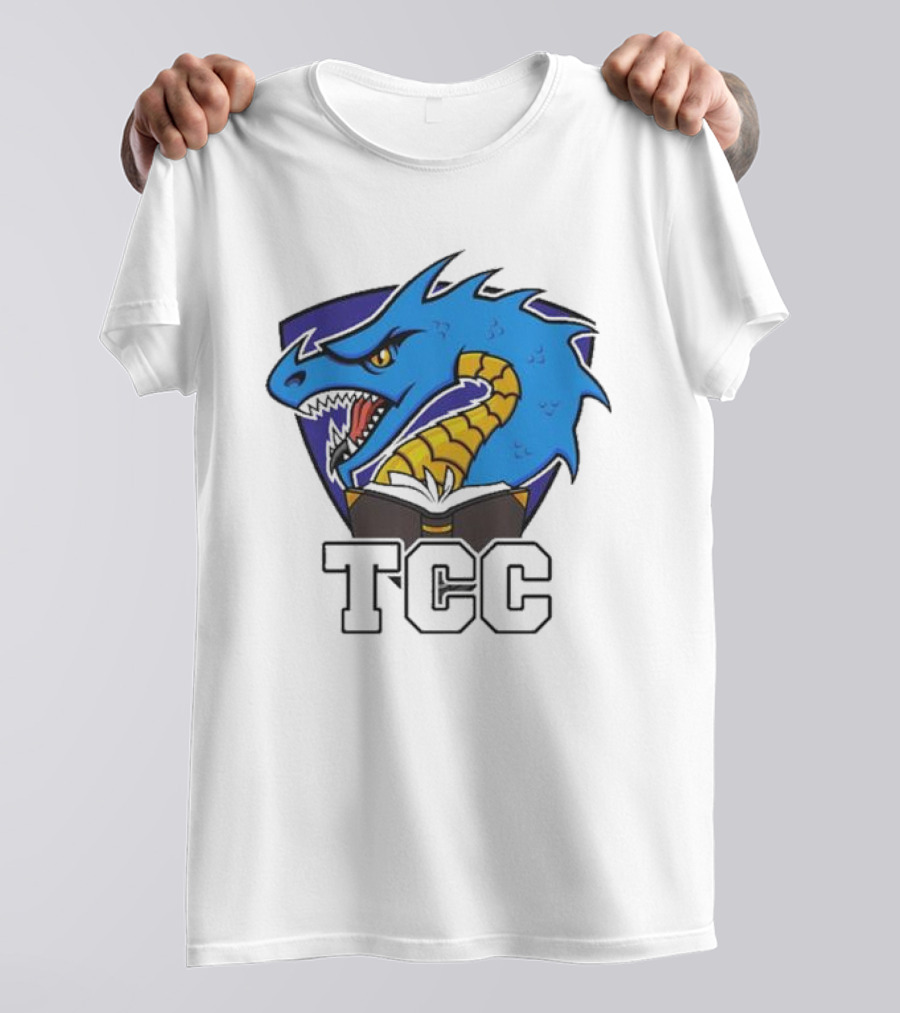 Tolarian Community College Sportsball Dragon Emblem TCC T-Shirt