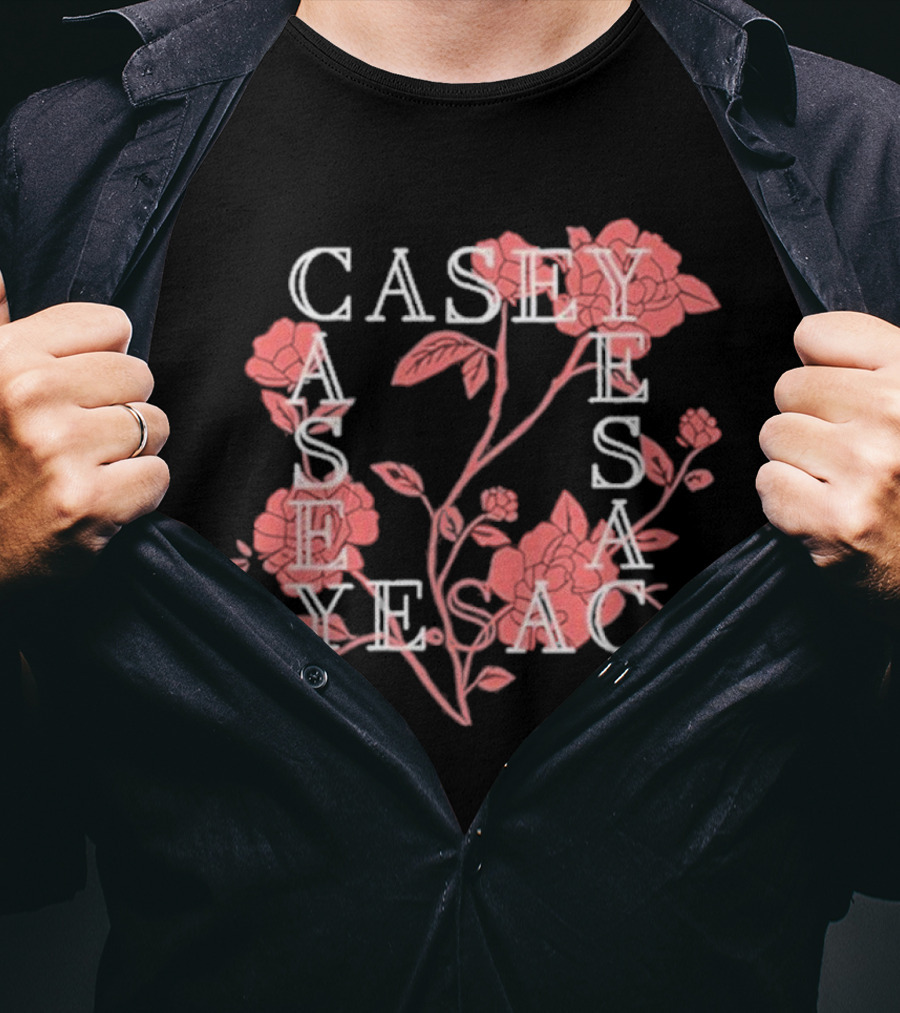 Casey The Band Where I Go When I Am Sleeping Floral Roses T-Shirt
