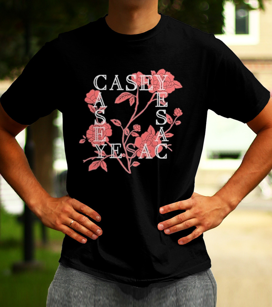 Casey The Band Where I Go When I Am Sleeping Floral Roses T-Shirt