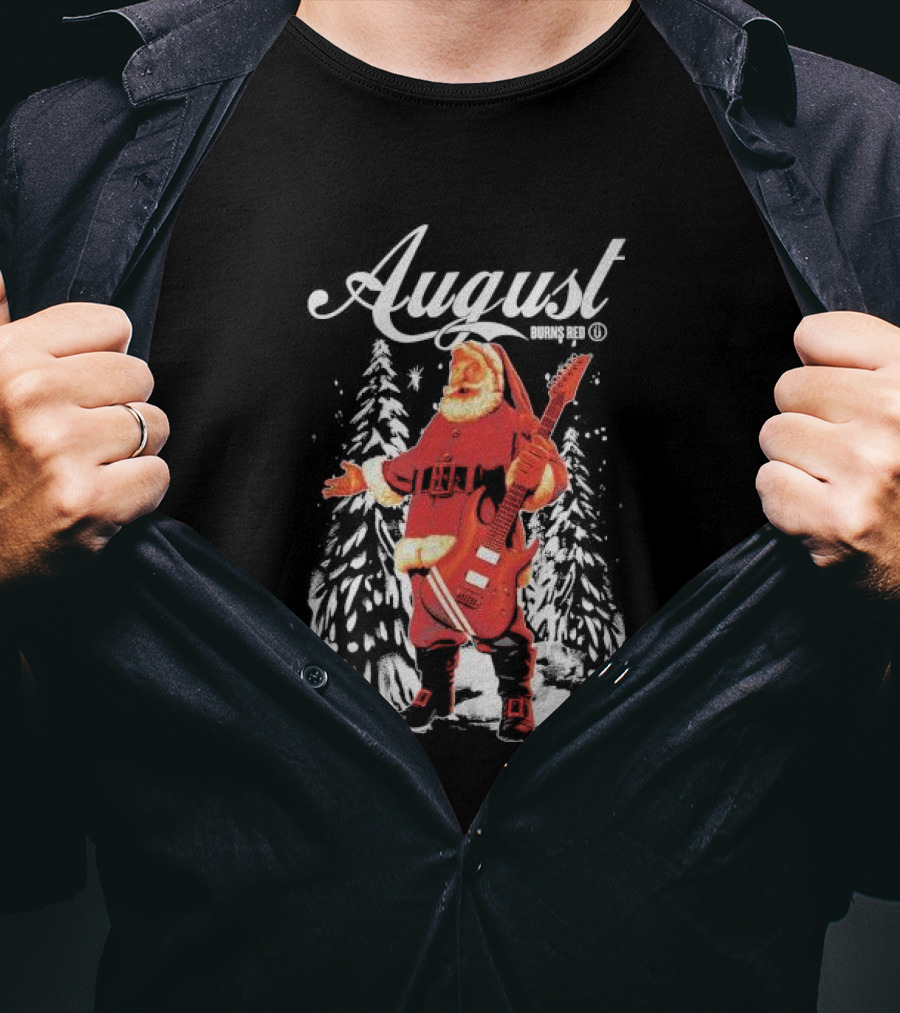 August Burns Red Santa Claus Guitar T-Shirt