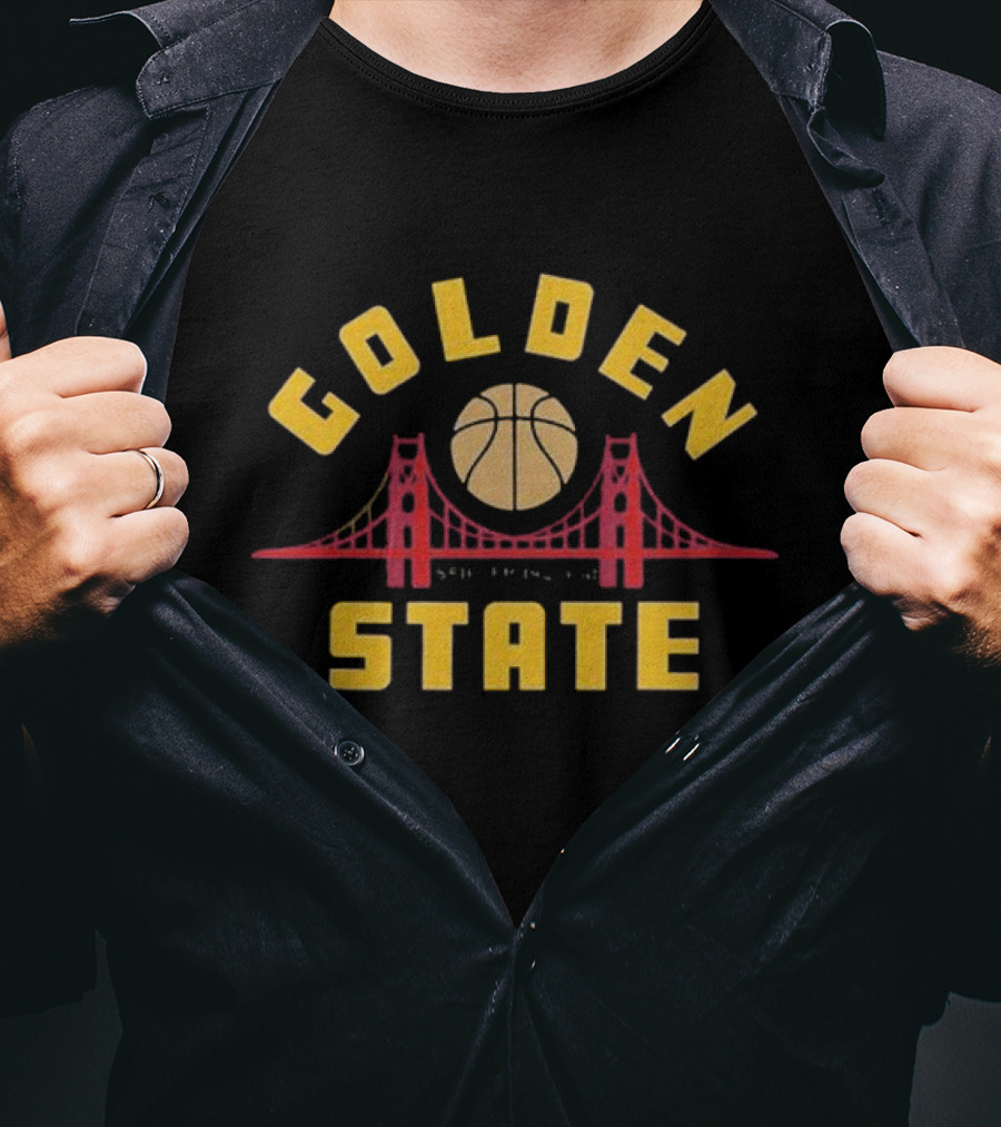 Golden State Bridge Basketball City Edition T-Shirt