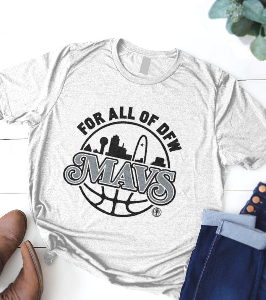 FOR ALL OF DFW MAVS Dallas Mavericks City Edition T-Shirt