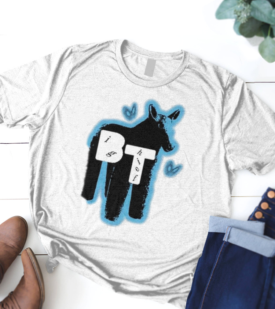 Big Thief BT Creature With Hearts T-Shirt